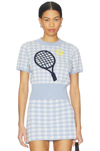 Volley Graphic & Beaded Sweater Top
                    
                    525 America | Revolve Clothing (Global)