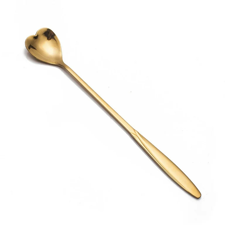 Heart Shaped Stirring Spoons Stainless Steel Teaspoon Heart-shaped Coffee 3 Pcs | Walmart (US)