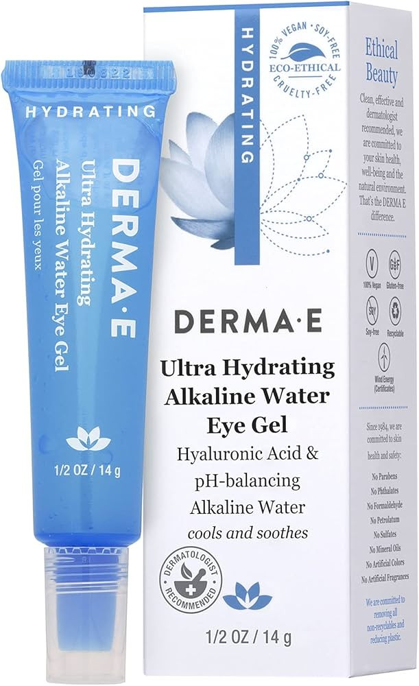 Derma-E Ultra Hydrating Alkaline Water Eye Gel Unisex 0.5 oz | Amazon (US)