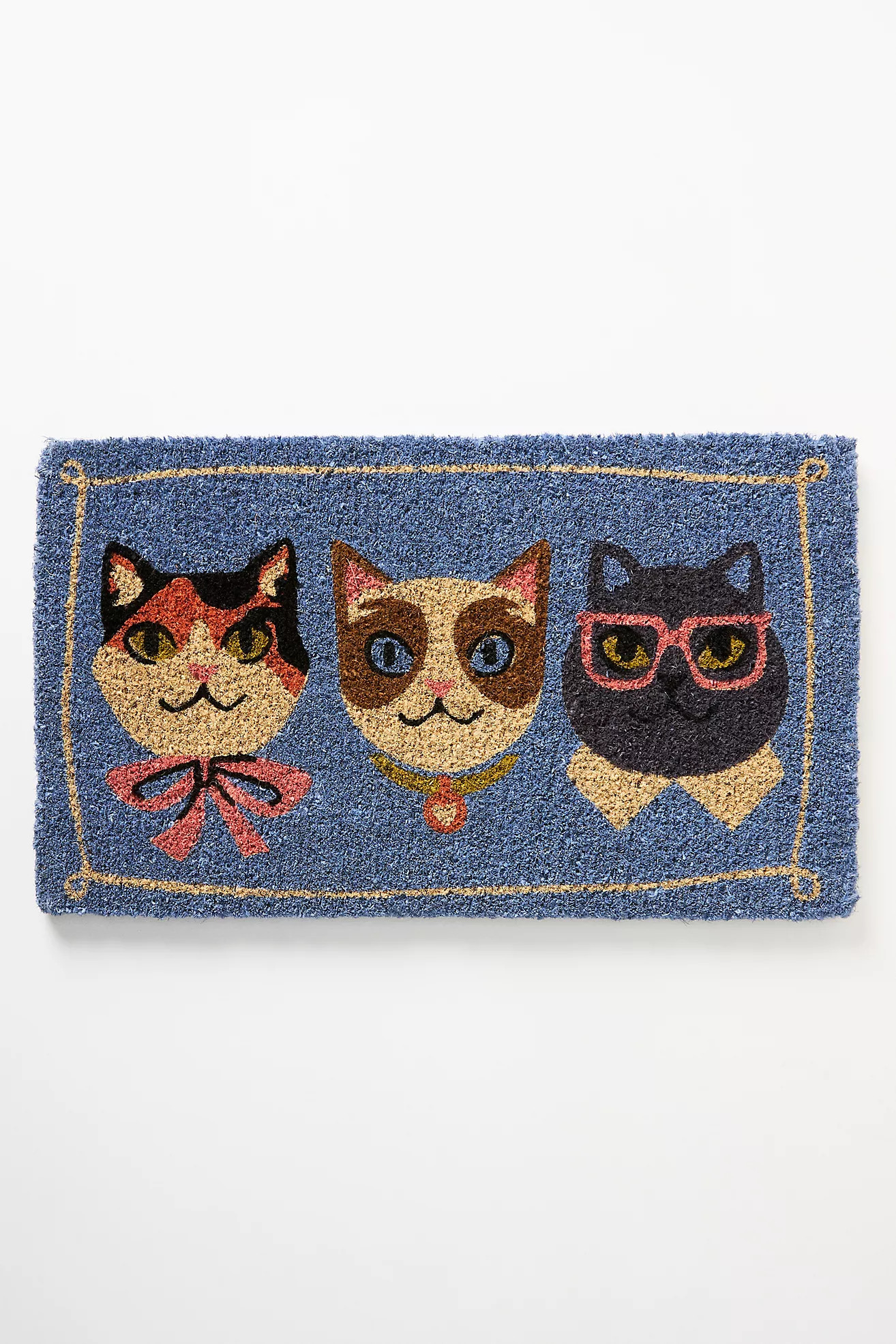 Stylish Cats Coir Printed Doormat | Anthropologie (US)