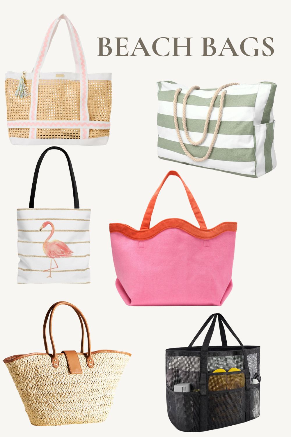Beach bag season is officially here ☀️👜 and I found some of the best options in every material + every budget. Think straw, canvas, terry + mesh — all the vibes covered.

#beachbag #springtotes 

 #LTKSeasonal #LTKOver40 #LTKSwim