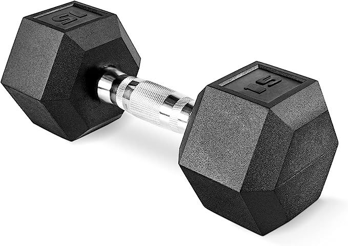 S.Y. Home&Outdoor Dumbbells Weight Rubber Encased Hex Dumbbell for Sports and Fitness in Single P... | Amazon (US)