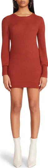 You Got This Ribbed Long Sleeve Mini Sweater Dress | Nordstrom