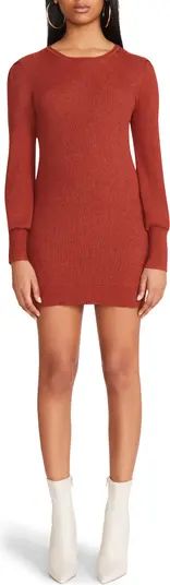 You Got This Ribbed Long Sleeve Mini Sweater Dress | Nordstrom