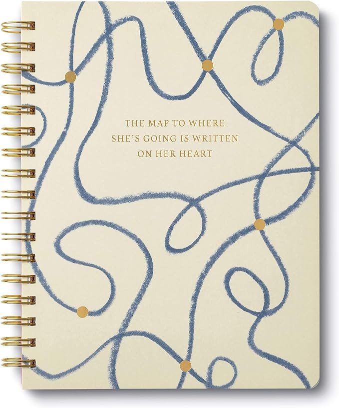 Compendium Spiral Notebook - The map to where she’s going is written on her heart. — A Design... | Amazon (US)
