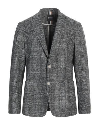 Boss Man Blazer Grey Size 38 Polyacrylic, Wool, Polyester | YOOX (US)