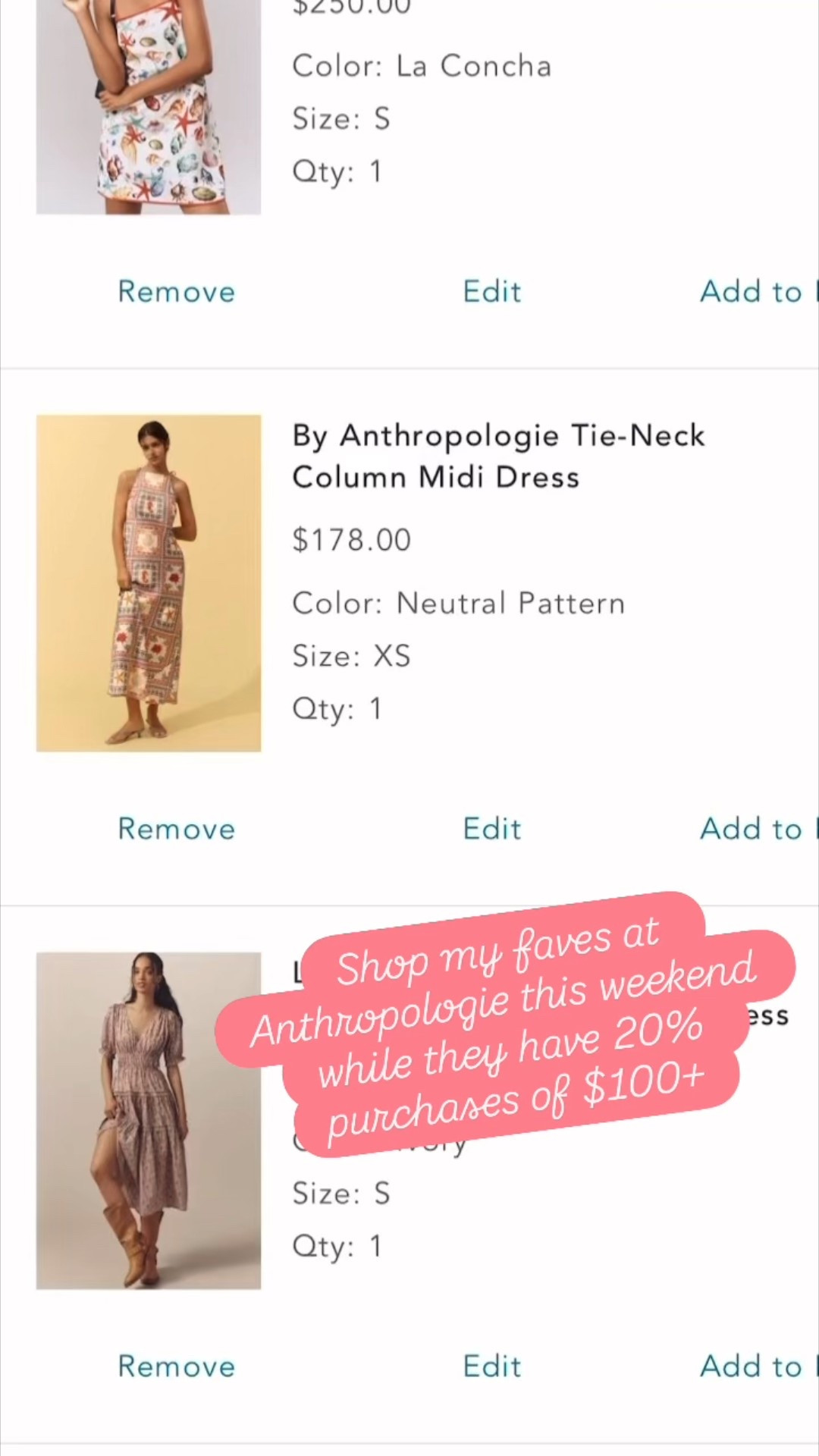 Anthro currently has a 20% off  promo running. Now is the time to snag all your favorites! Code is ANTHRO20. Happy shopping! 

#LTKSaleAlert #LTKStyleTip