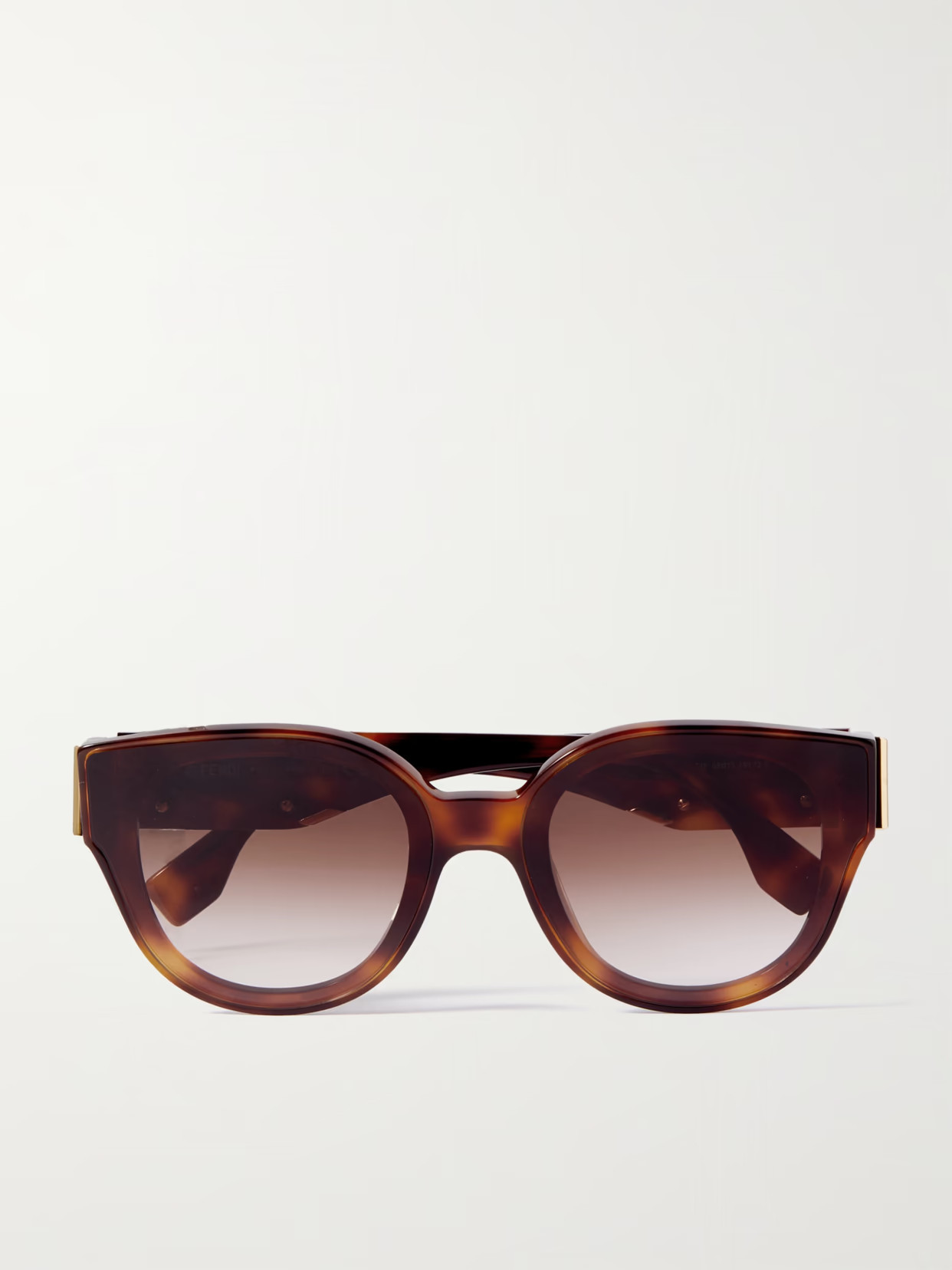 Fendi Eyewear - First D-frame Embellished Tortoiseshell Acetate Sunglasses - Brown | NET-A-PORTER (US)