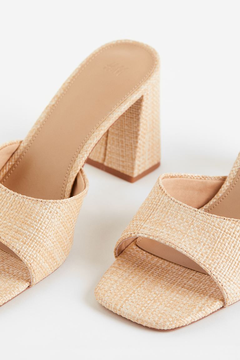 Straw-look Mules | H&M (US)