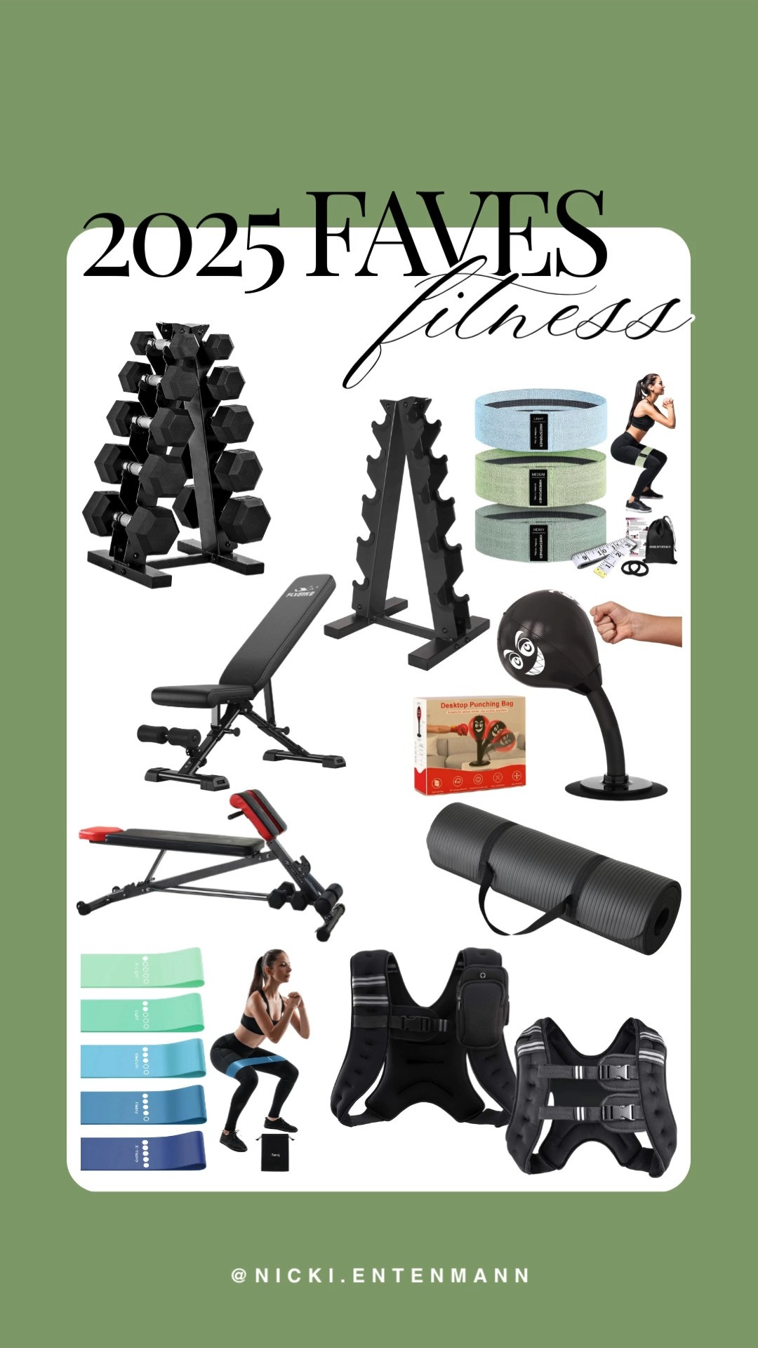 Get your home gym set up with these essentials! From weights to resistance bands, these products will help you crush your fitness goals. #HomeGym #FitnessGear #WorkoutEssentials #ExerciseEquipment #AmazonFinds #FitnessJourney														 

 #LTKGiftGuide #LTKfitnessgoals #LTKActive