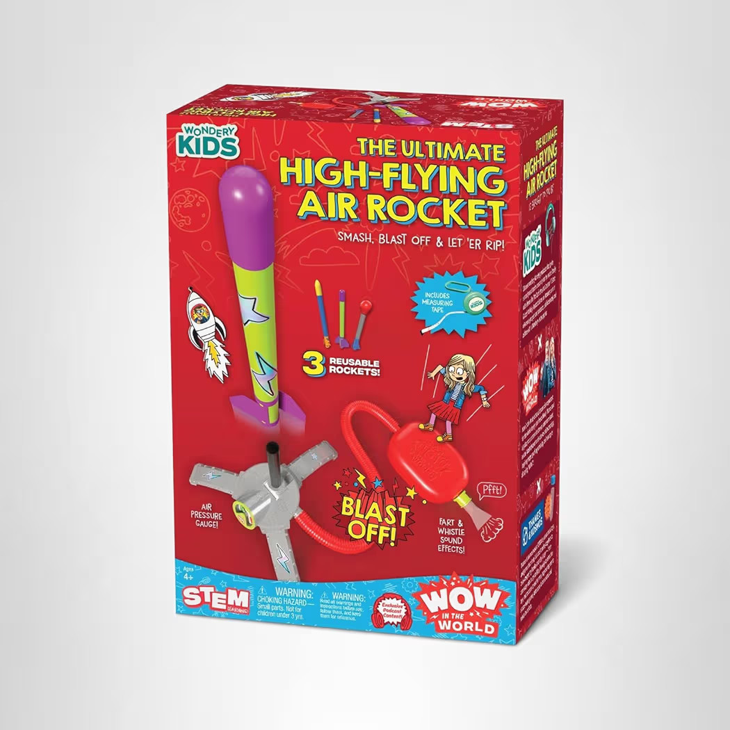 Thames & Kosmos Wow in The World Ultimate HIGH-Flying AIR Rocket Launch Up to 100ft, Fun Sound Ef... | Amazon (US)