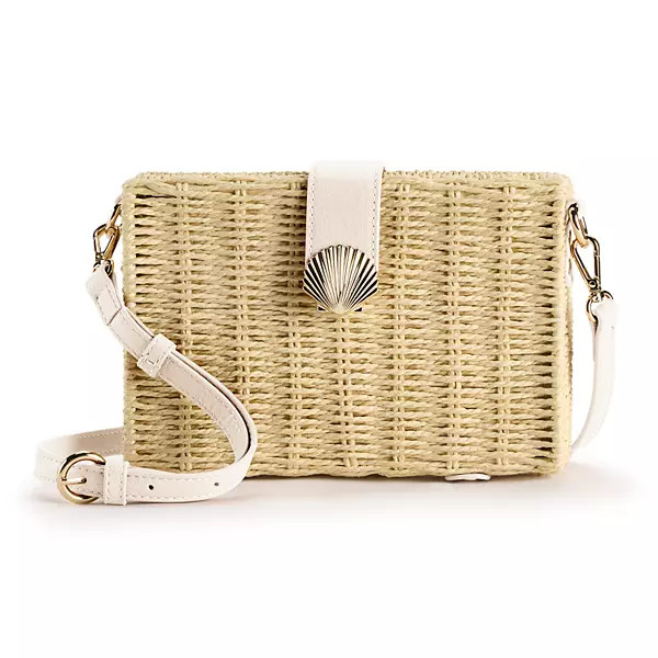 LC Lauren Conrad Camden Clamshell Crossbody Bag | Kohl's