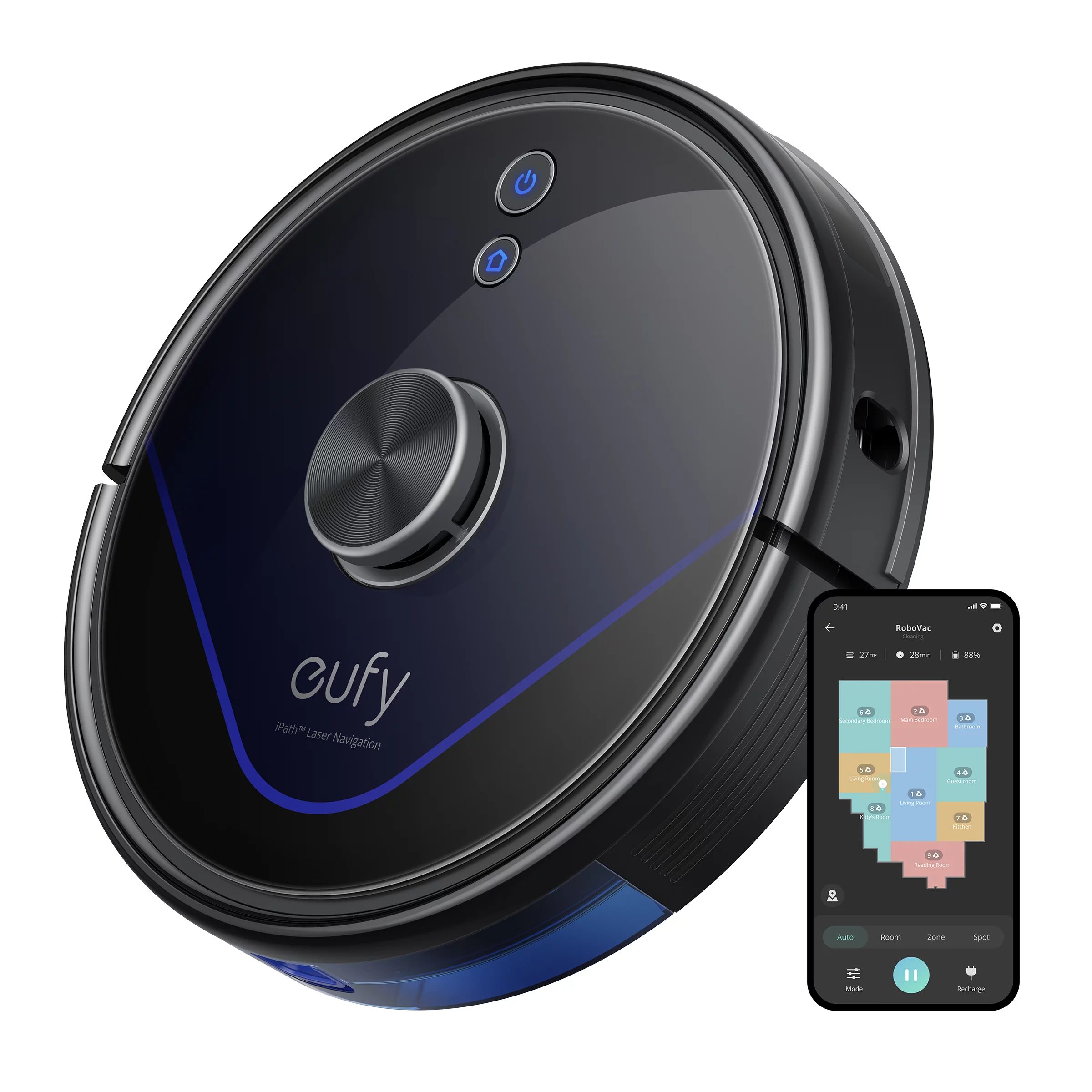 eufy RoboVac LR20 Robot Vacuum, Laser Navigation for effortlessly precise cleaning, 3000Pa Superi... | Walmart (US)