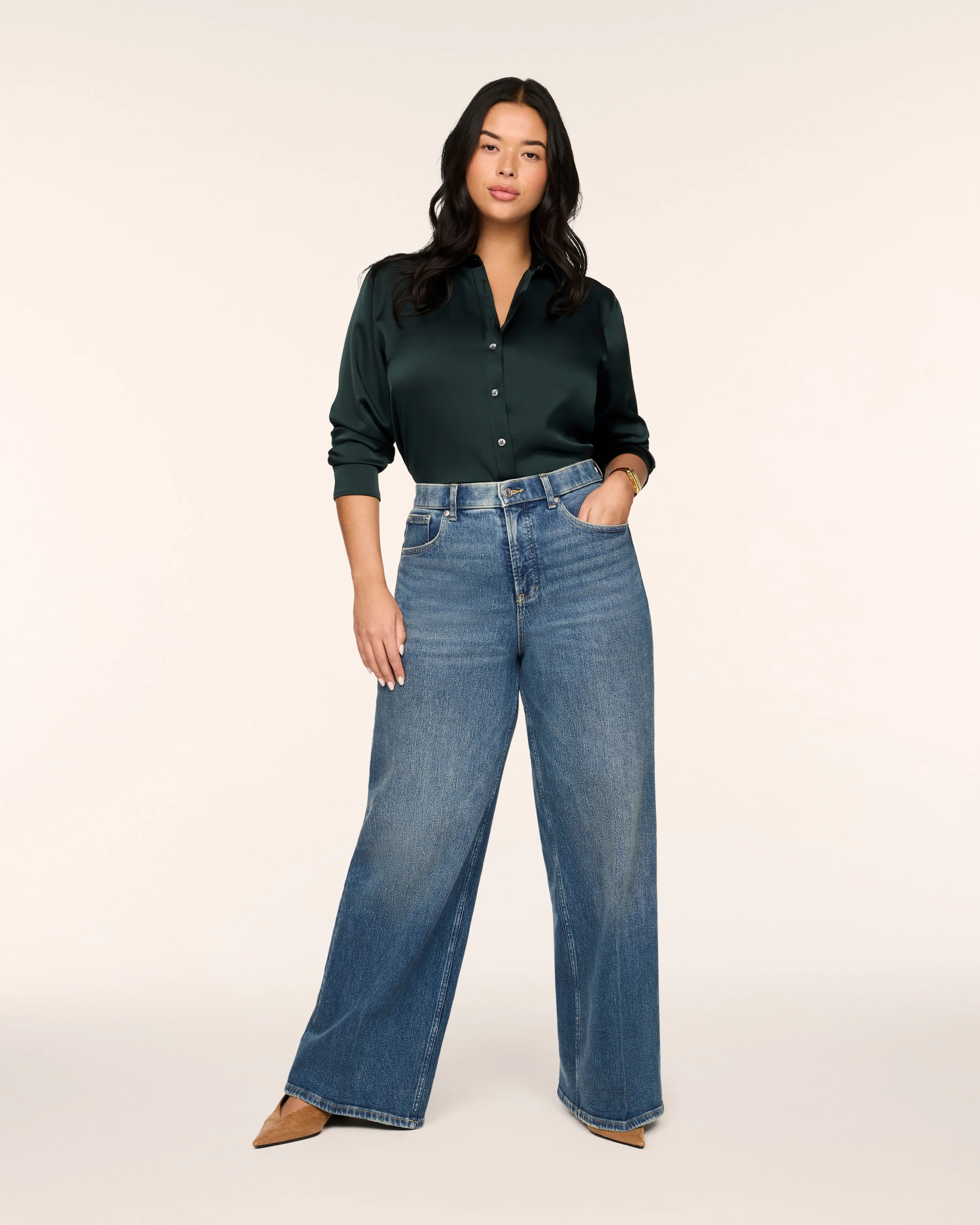 Wide Leg Jeans | Spanx