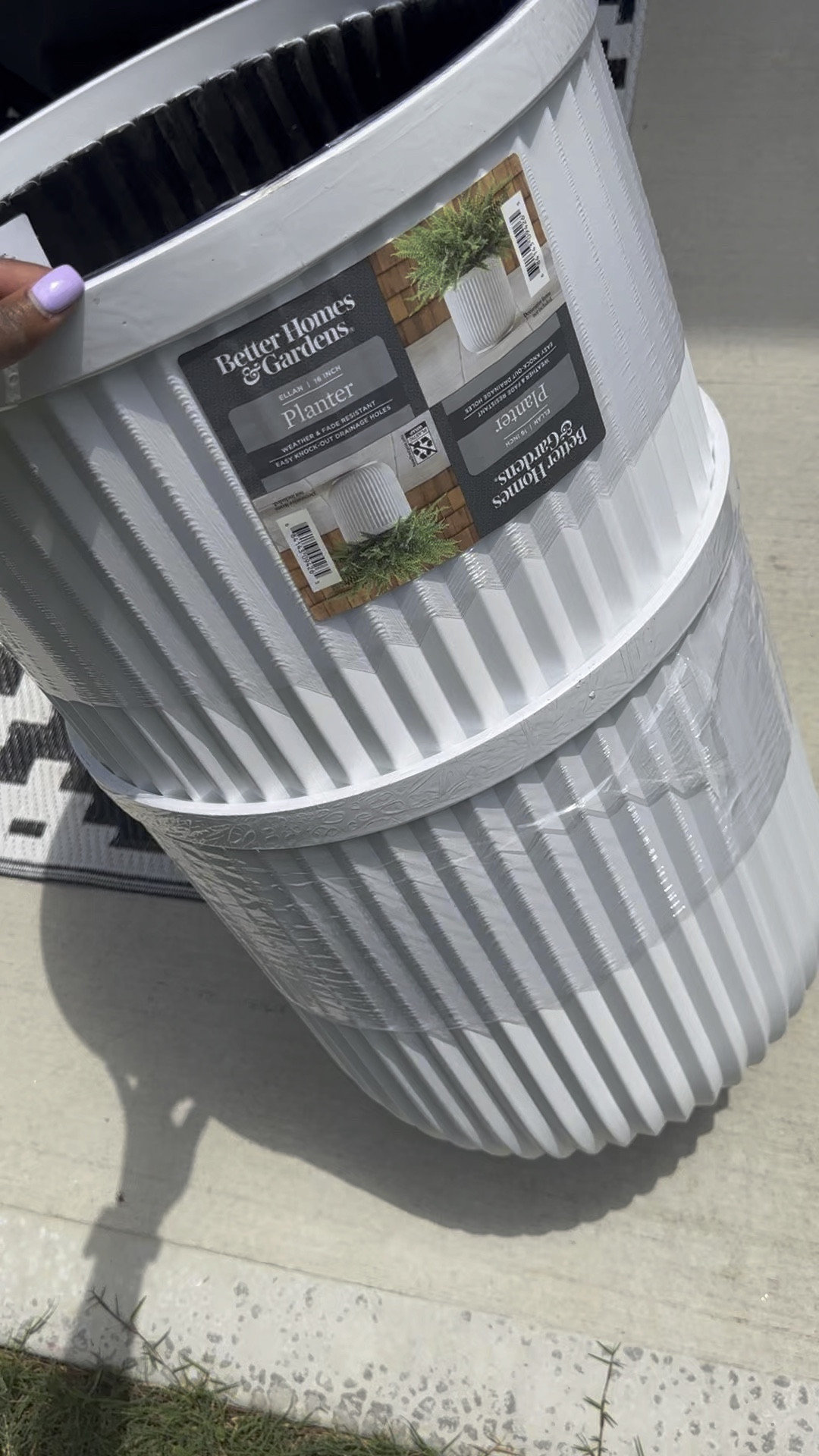 Got my hands on these viral Walmart planters! 😍 They’ll be in our backyard. 

#LTKSeasonal #LTKhome #LTKunder50