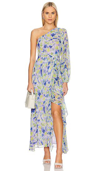 Sandersonia Dress in Blue & Yellow | Revolve Clothing (Global)