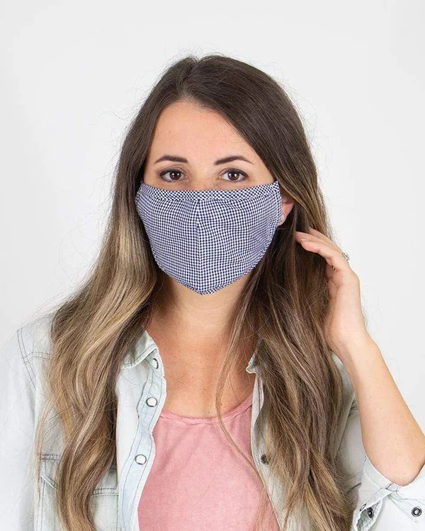 (**new color**) Double Layer Mask with Nose Piece | Grace and Lace
