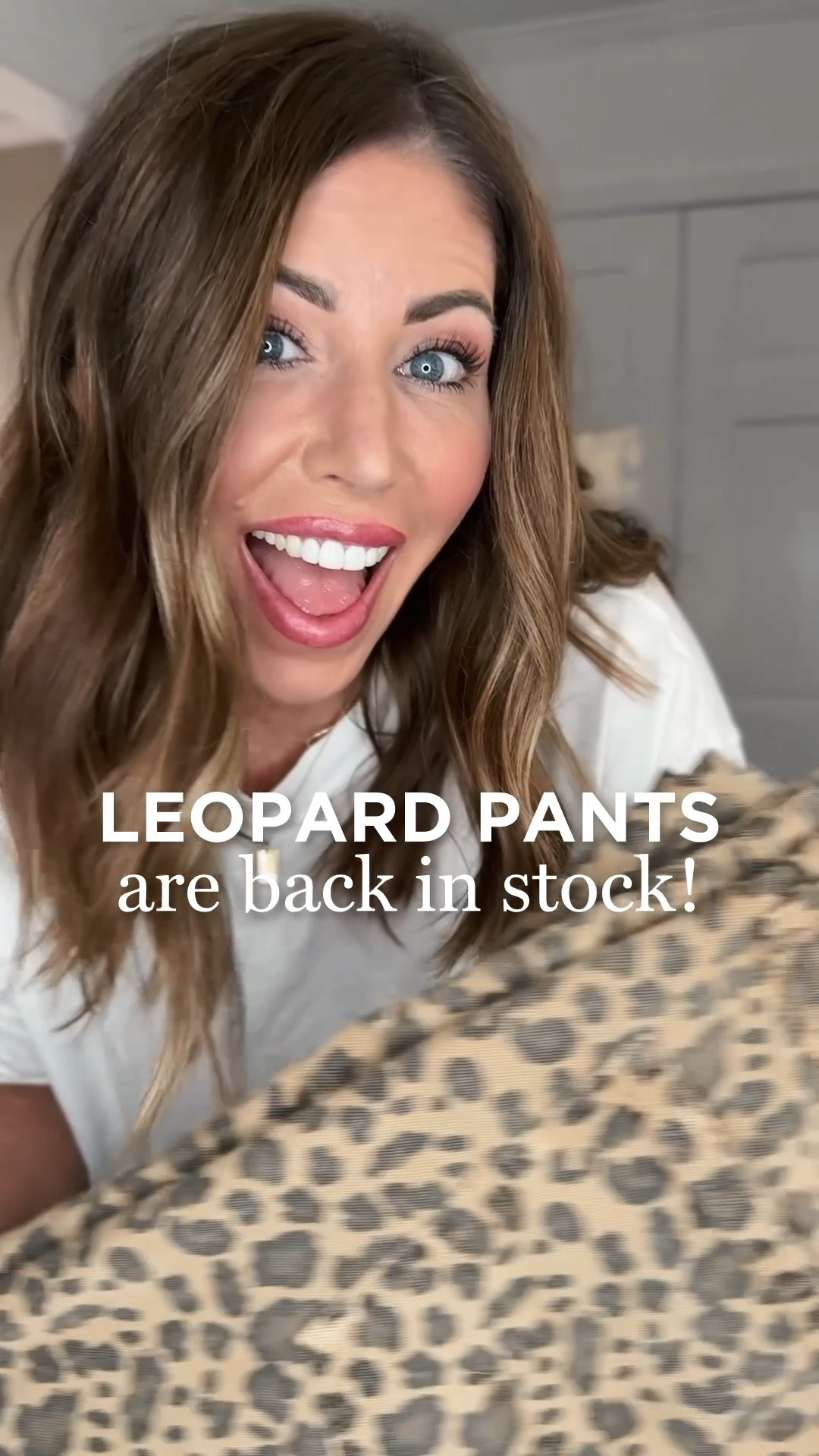 Leopard pants are back in stock!!
All sizes and three length options 
I’m wearing my true size 28 long. They have a very lightweight stretch and they are so comfy. You can dress them up or down, but I love the laid-back look with this white boyfriend, tee and denim swing jacket. 

Jacket/medium
Tee/ medium


#LTKFindsUnder100 #LTKOver40 #LTKStyleTip