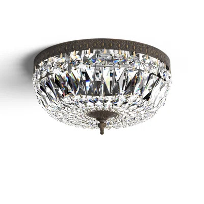 Linal Elian 3-Light 12" Flush Mount | Wayfair North America