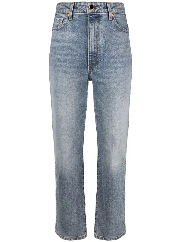 KHAITE Abigail straight-leg Jeans - Farfetch | Farfetch Global