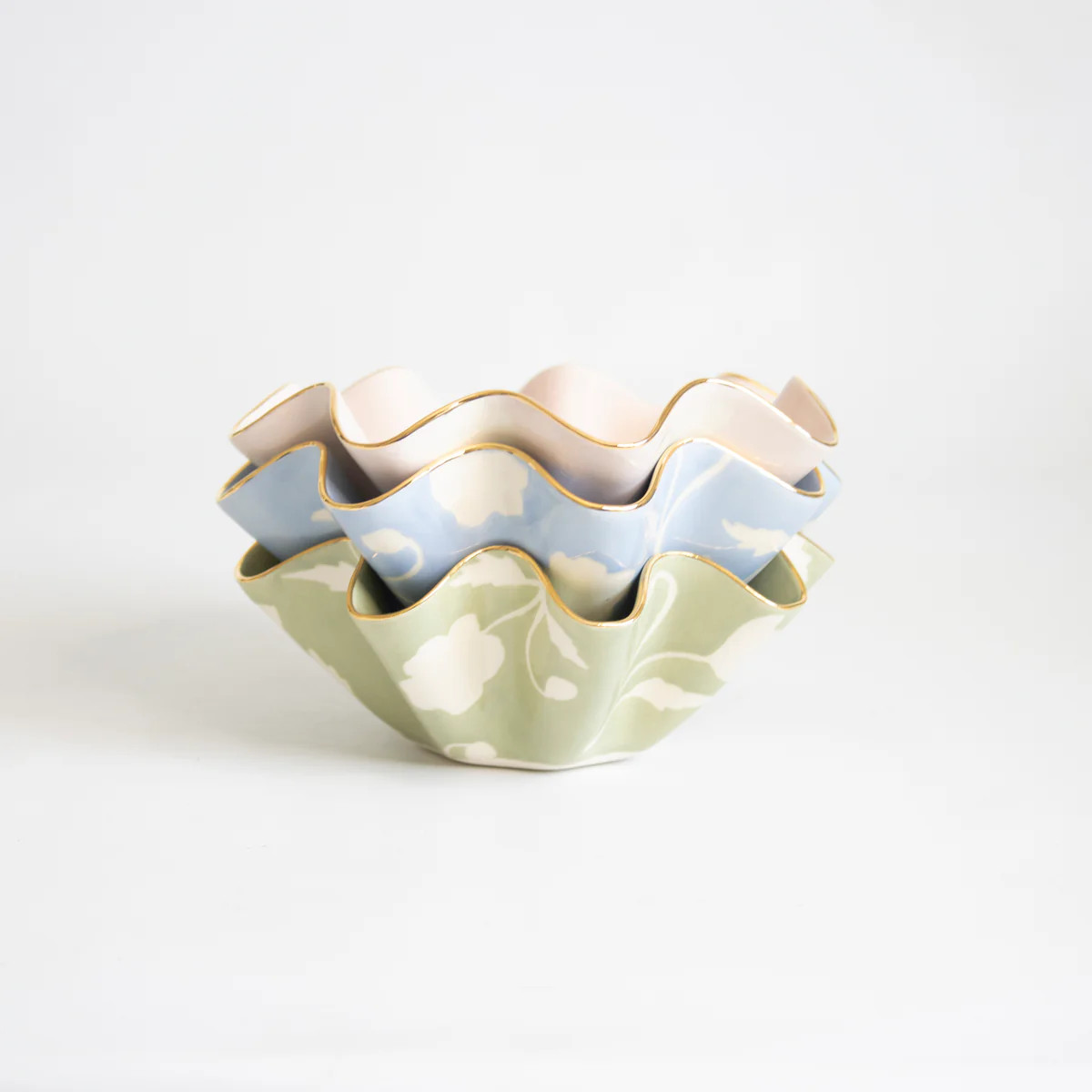 Bijou Poppy Wavy Bowl | Susan Gordon Pottery