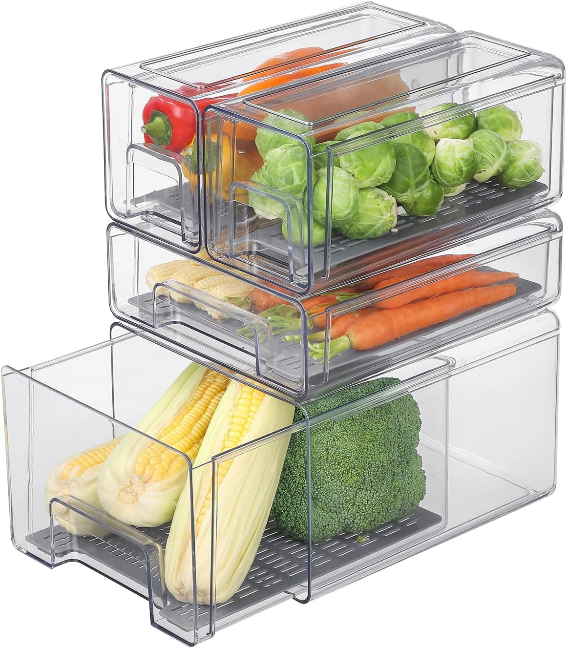 Refrigerator Organizers and Storage Drawers (Complete Set) | Amazon (US)