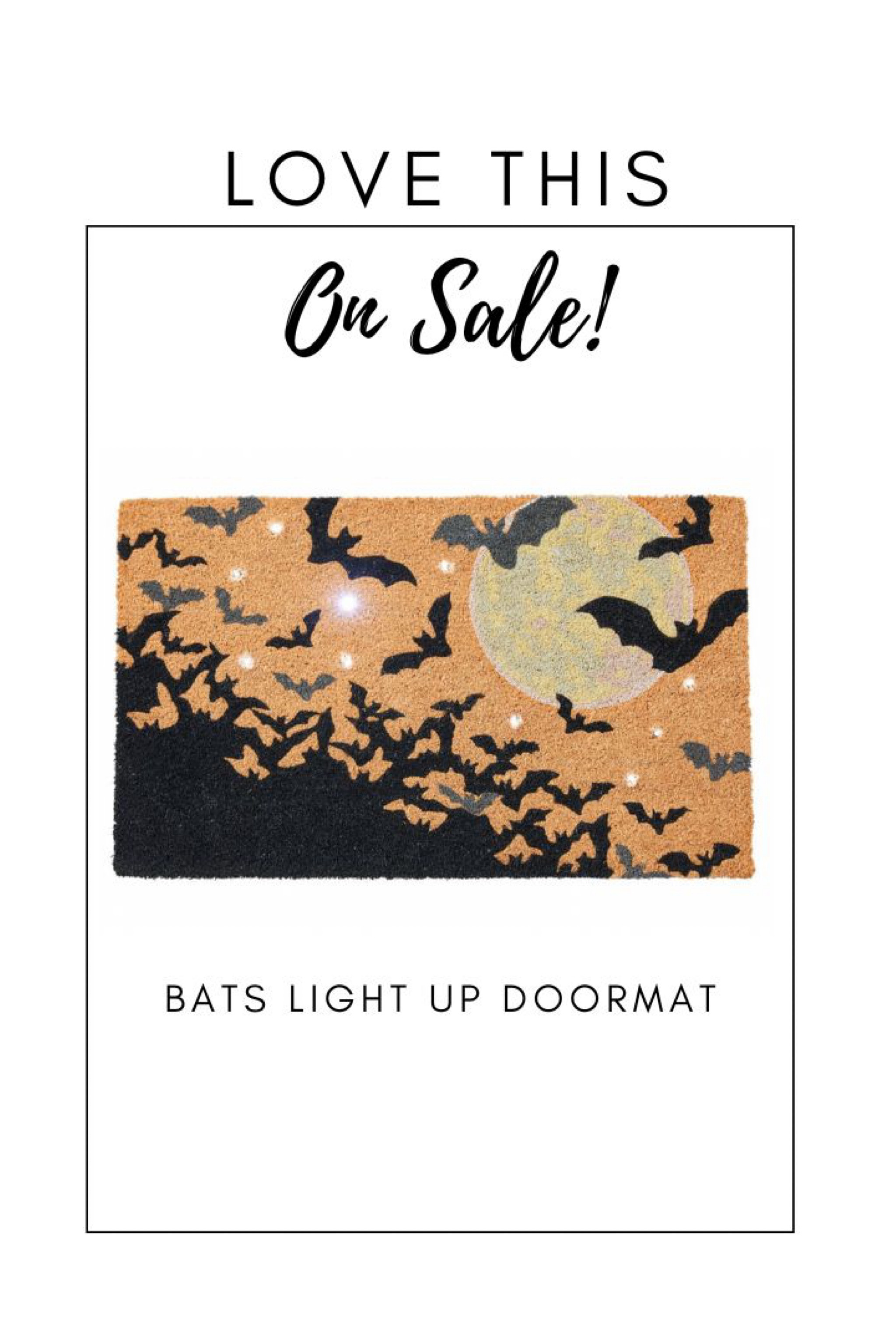 Cutest Halloween doormat on sale! 

#LTKHalloween #LTKstyletip #LTKsalealert