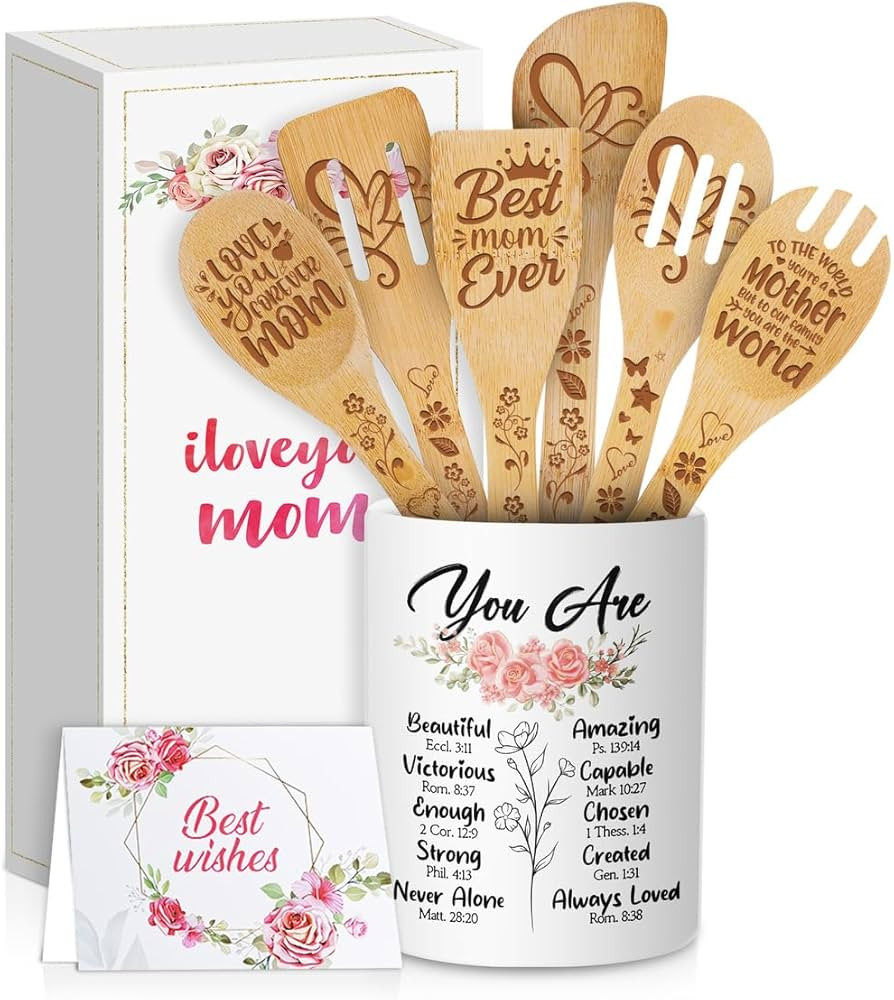 Cooking Utensils Set, Sometimes You Forget Your Awesome Gifts, Mothers Day Gifts, Utensil Holder ... | Amazon (US)