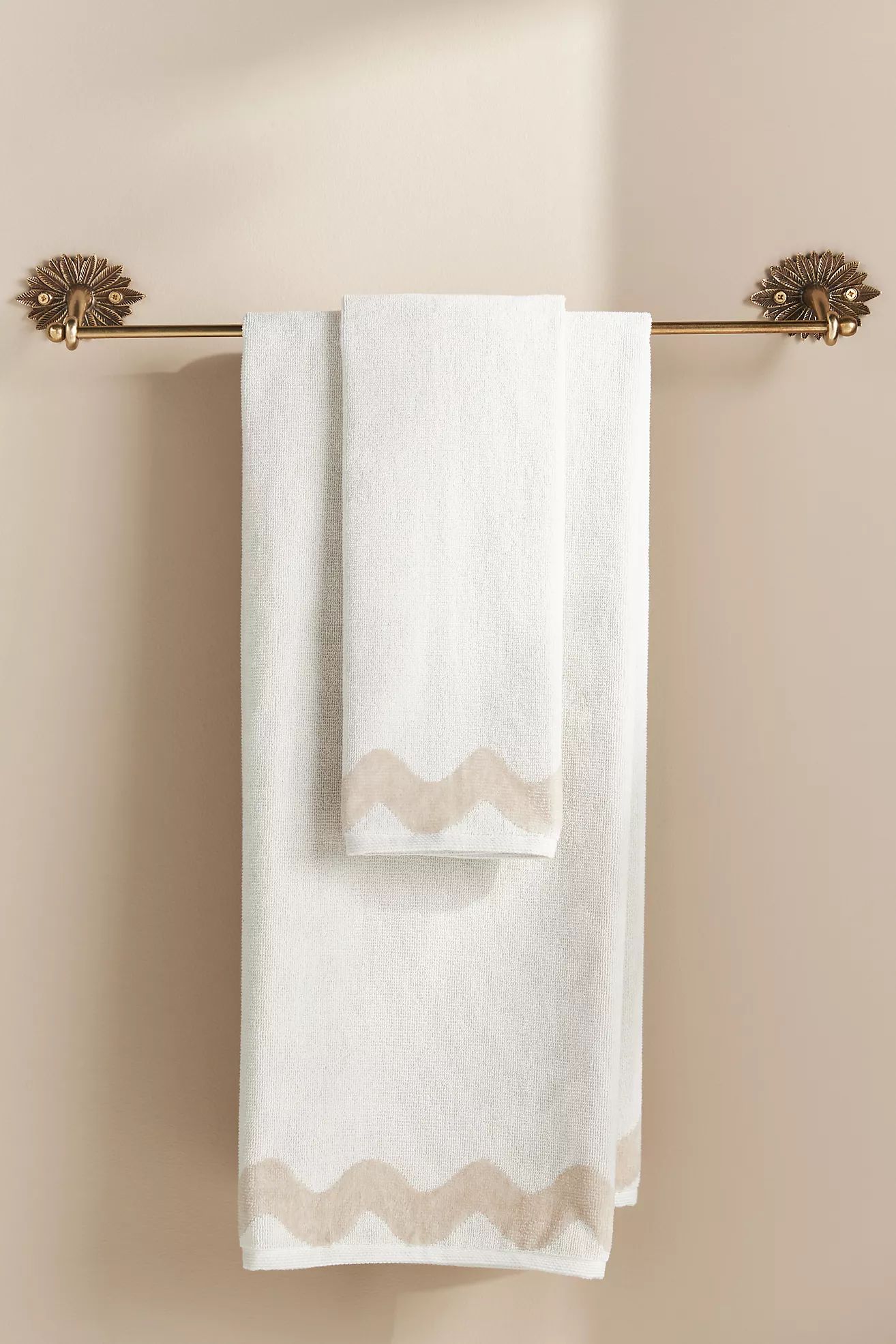 Maeve Ernestine Scalloped Bath Towel Collection | Anthropologie (US)