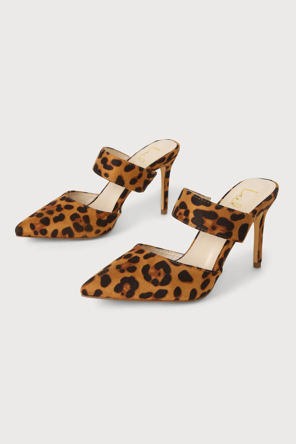Faire Leopard Suede Pointed-Toe Mules | Lulus (US)