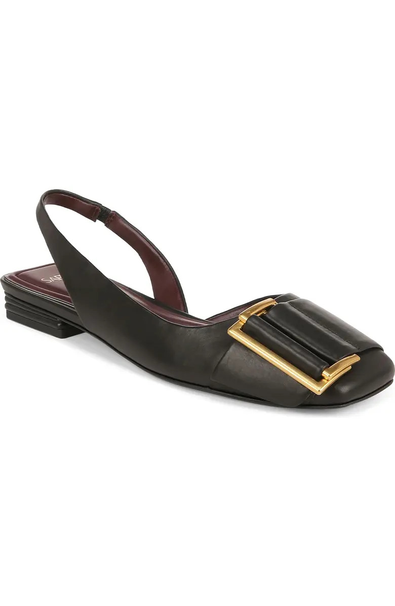 Tracy Slingback Square Toe Flat (Women) | Nordstrom