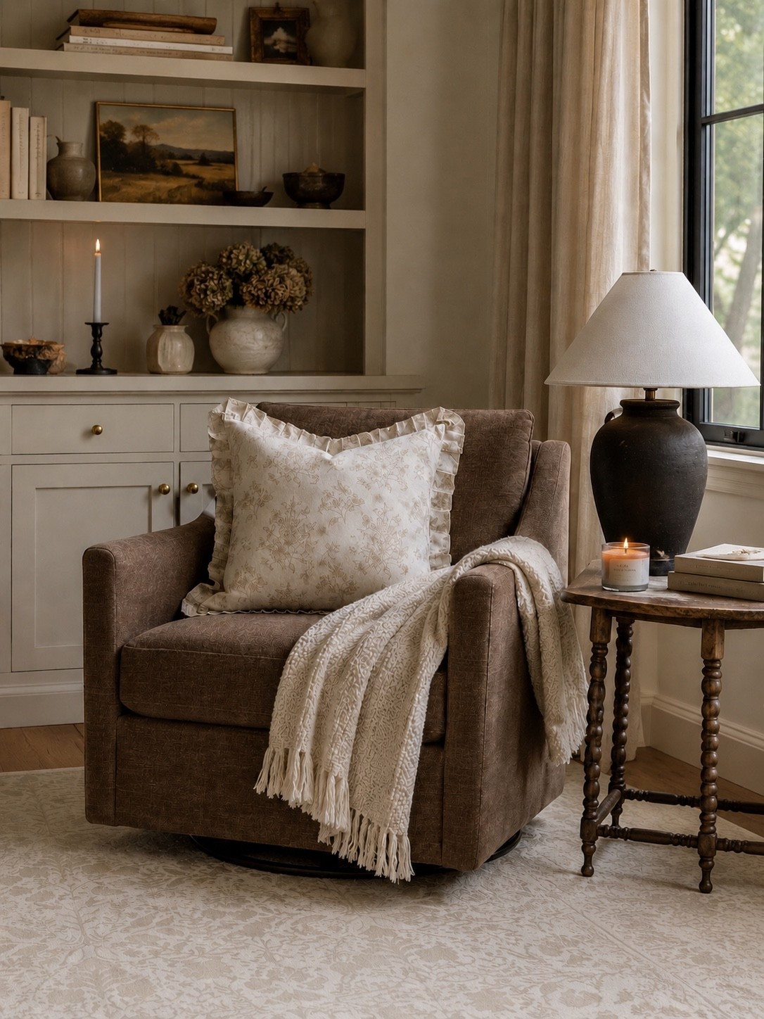 Cozy Corner Finds That Make Home Feel Like a Retreat 🤍

The best spaces are the ones that invite you to slow down. This cozy reading nook combines warm wood tones, soft neutral textures, timeless lighting, and layered accents to create a peaceful corner you’ll never want to leave. These finds make it easy to bring that relaxed, designer-inspired look into your own home.

Follow @farmtotablecreations on Instagram for more cozy home finds and trending decor.

#LTKHome #TargetHome #TargetFinds #CozyHome #HomeDecor #NeutralDecor #ReadingNook #LivingRoomDecor #ModernFarmhouse #DesignerInspired #CozyLiving #FarmToTableCreations

#LTKHome #LTKSaleAlert