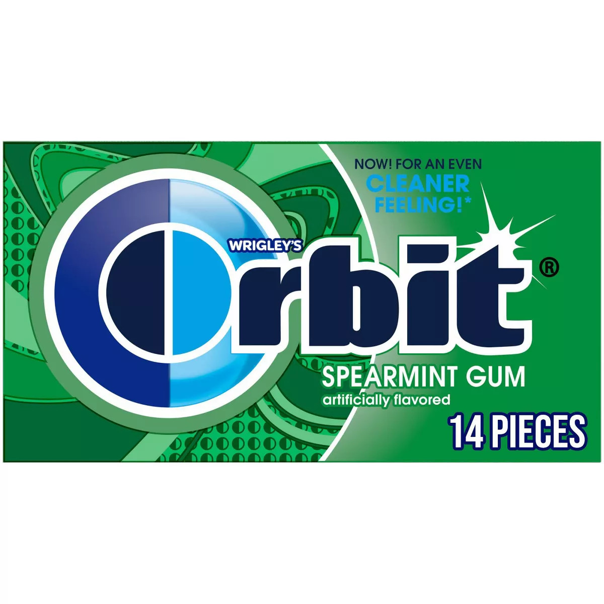 Orbit Spearmint Sugar Free Chewing Gum Single Pack -14 Piece | Target