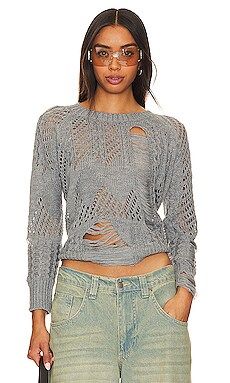 Grayson Distressed Sweater
                    
                    superdown | Revolve Clothing (Global)