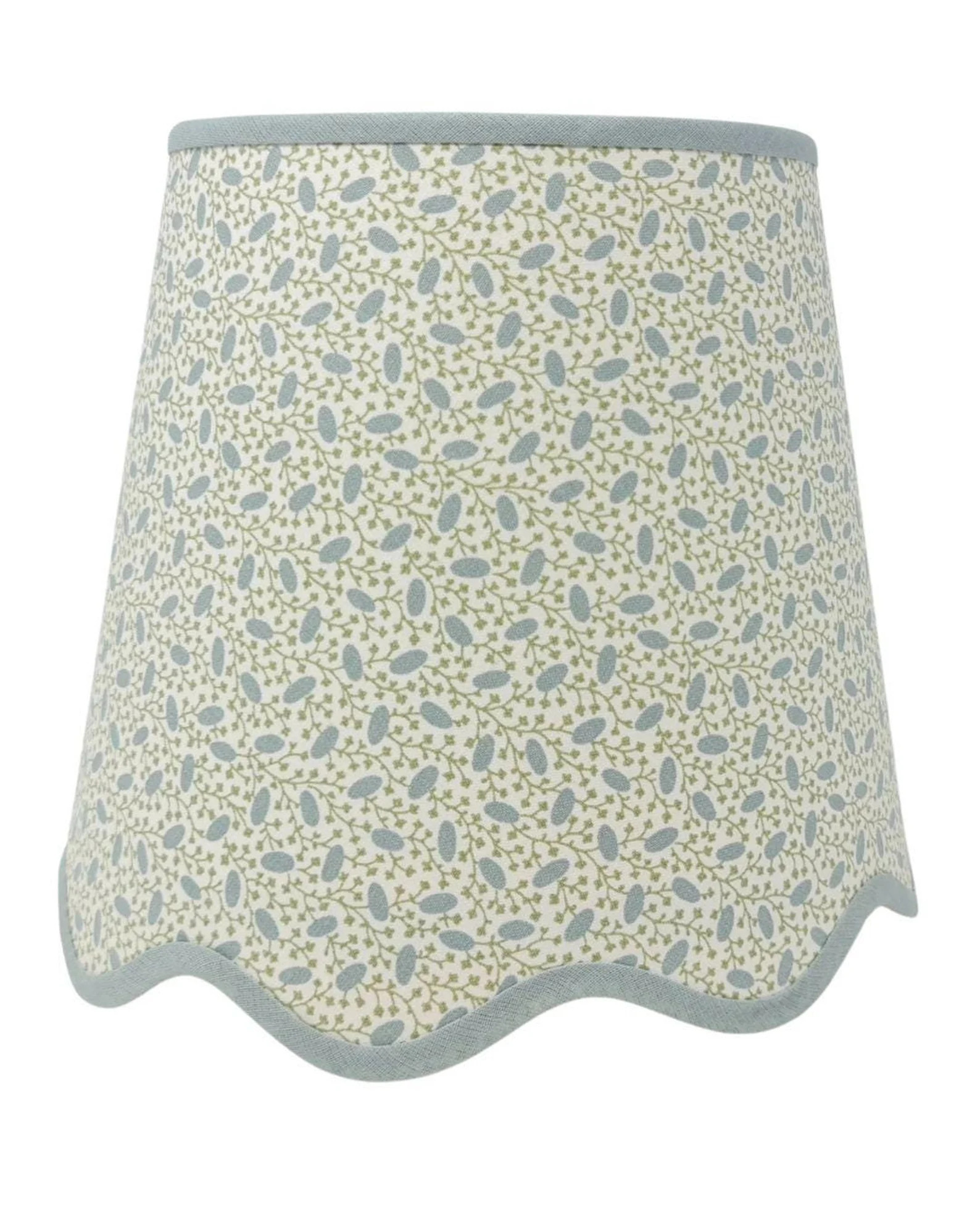 SCALLOP LAMPSHADE - Pinto - Ian Sanderson - Natural - Scalloped Edges - Trim Colours - Clip On, L... | Etsy (US)