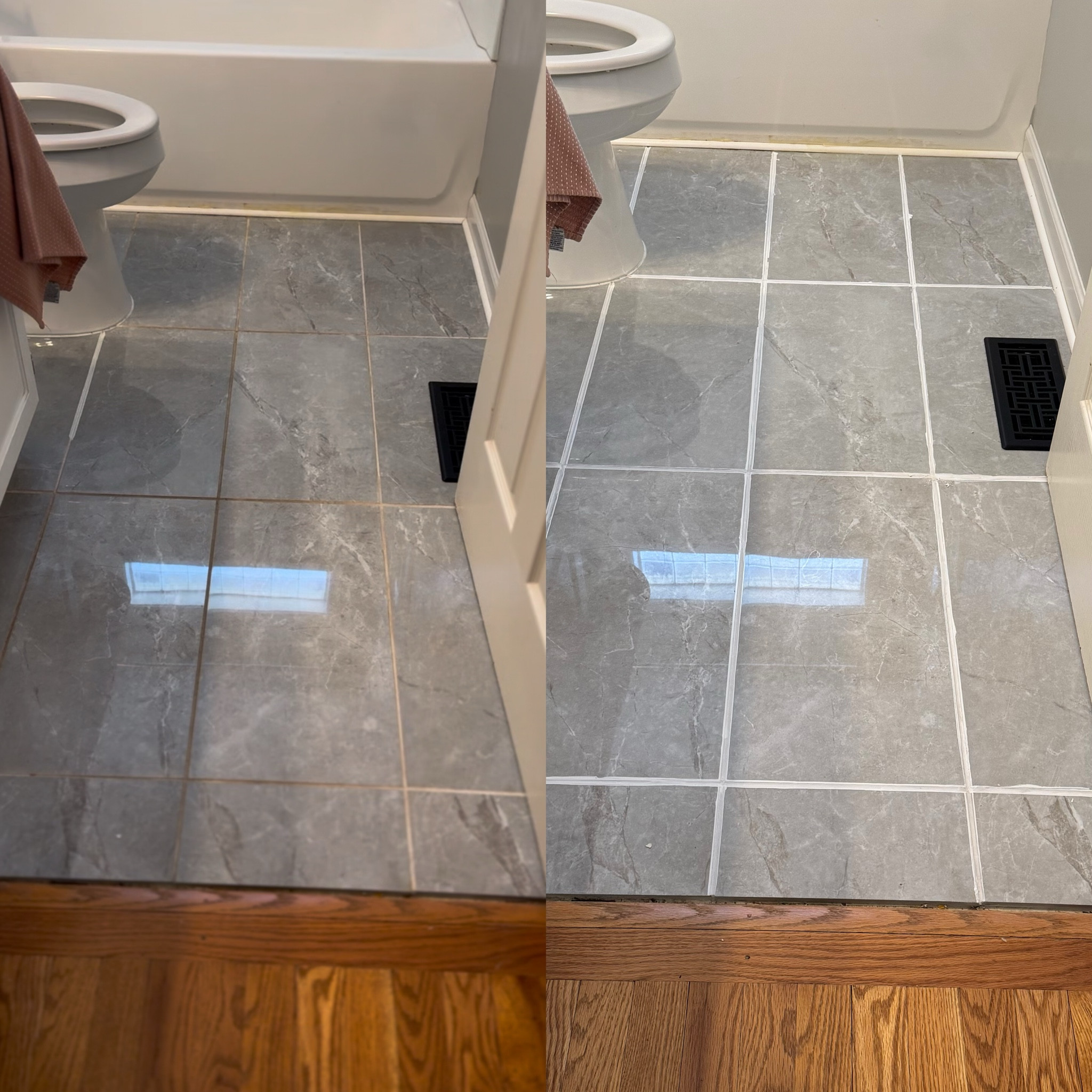 Bathroom tile grout paint

#LTKHome