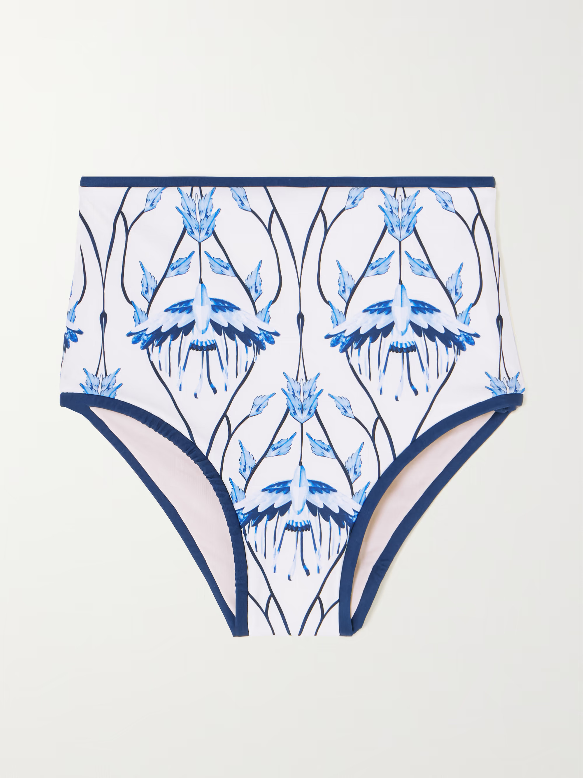 Magenta Cometa printed recycled bikini briefs | NET-A-PORTER (US)