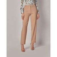 Hawes & Curtis Taupe Suit Pants Polyester Plain Women's | Hawes & Curtis - US