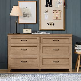 Hampton Seadrift 6-Drawer Dresser (56w x 19.5d") | Pottery Barn Teen