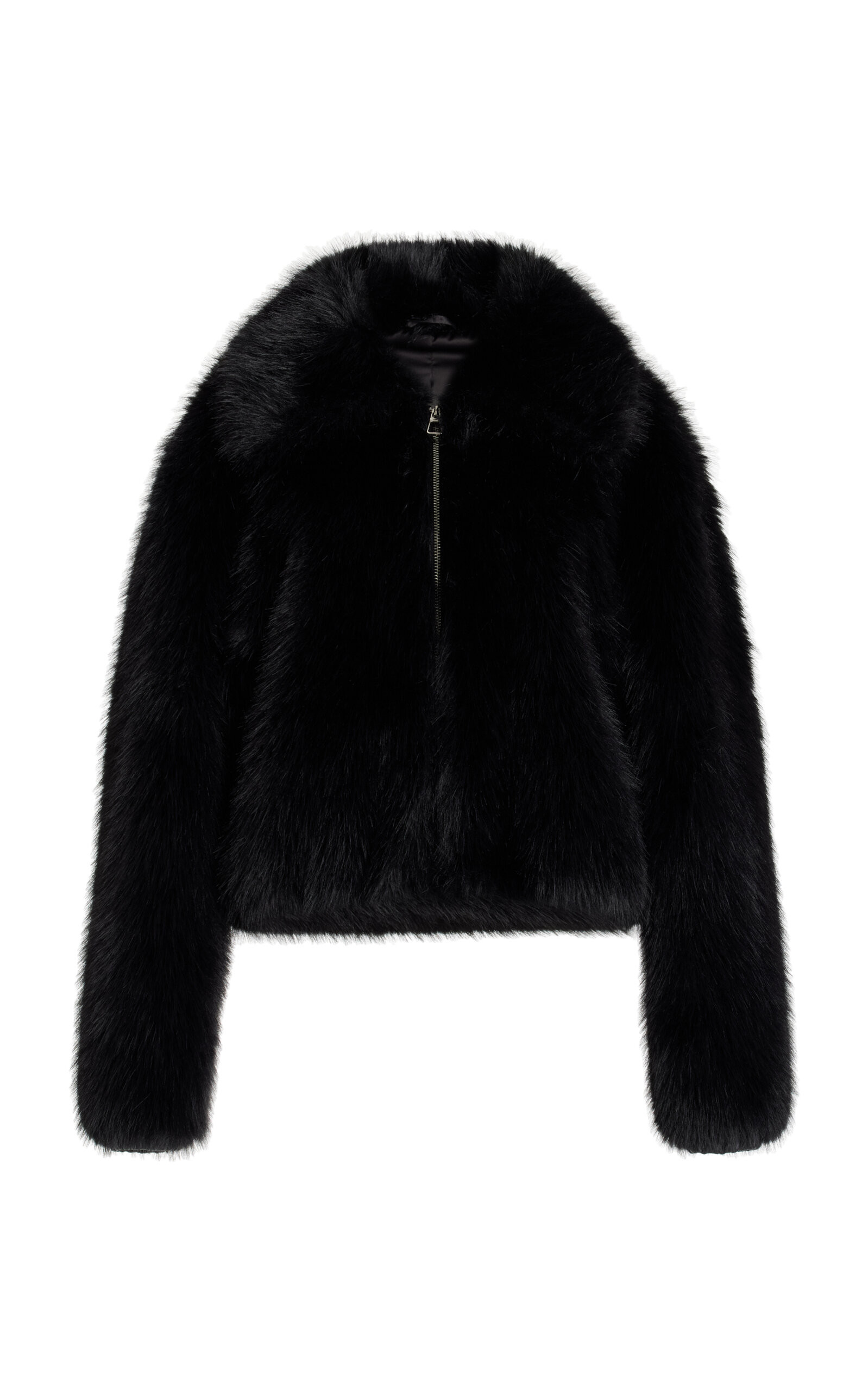 The Frankie Shop - Hope Faux Fur Jacket - Black - M - Moda Operandi | Moda Operandi (Global)