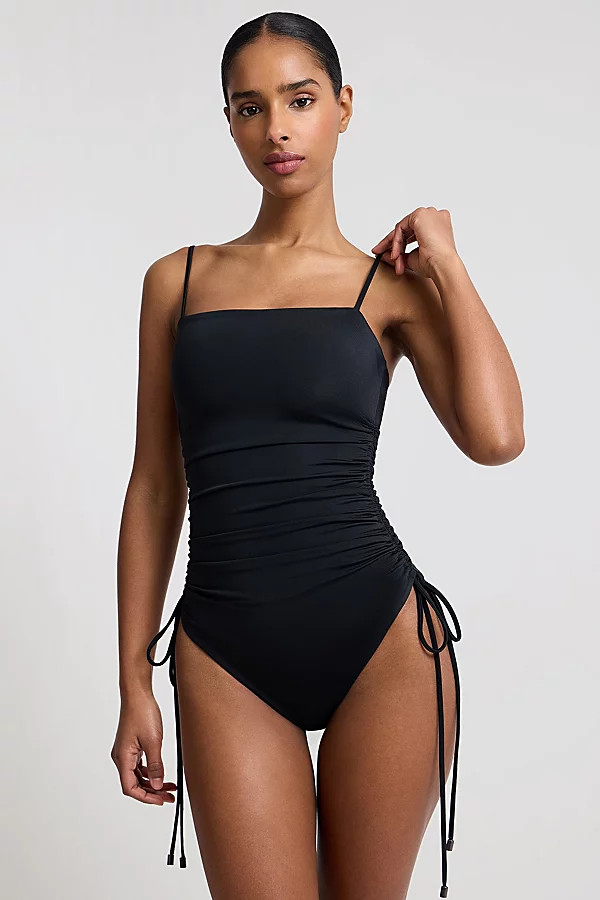 Onia Allegra One Piece Swimsuit in Black, Women's at Urban Outfitters | Urban Outfitters (US and RoW)