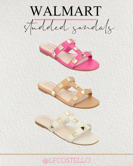 Walmart studded flat slide sandals 

#LTKshoecrush #LTKfindsunder50 #LTKsalealert