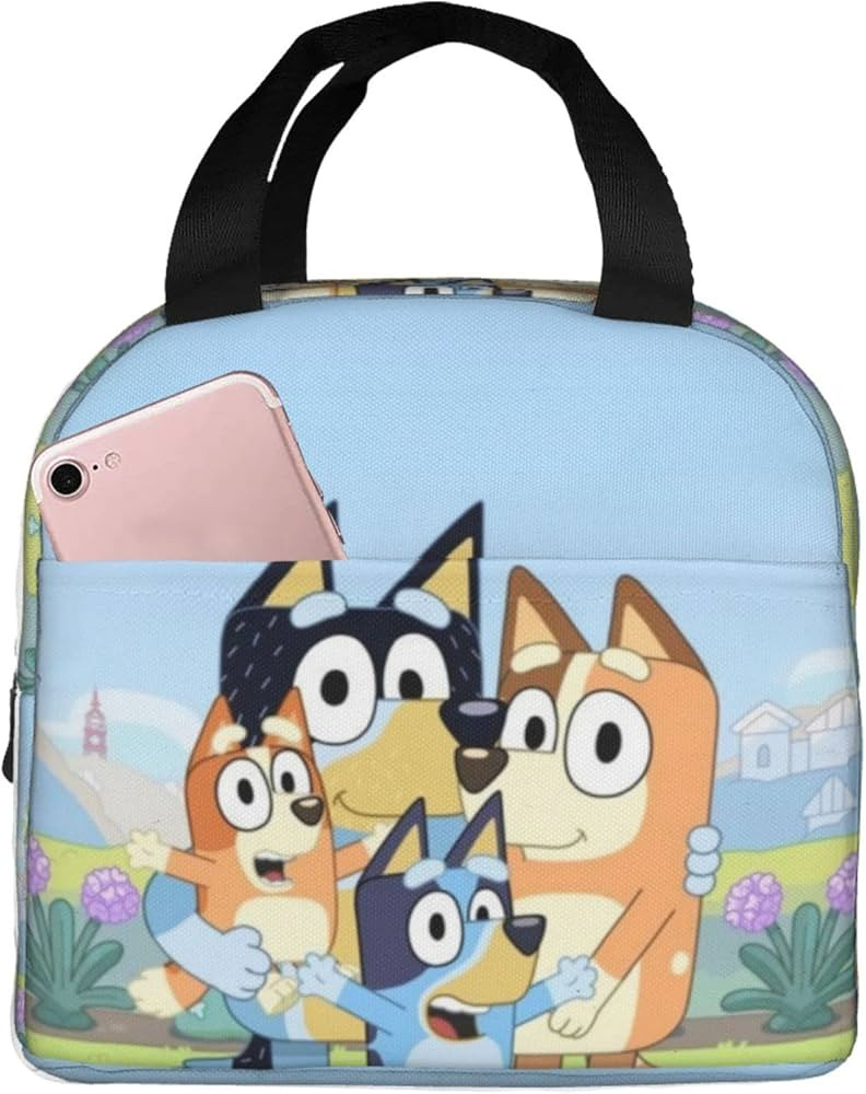 Cartoon Lunch Bag Insulated Lunch Box Reusable Lunch Tote Bag for Work, Picnic, Travel | Amazon (US)