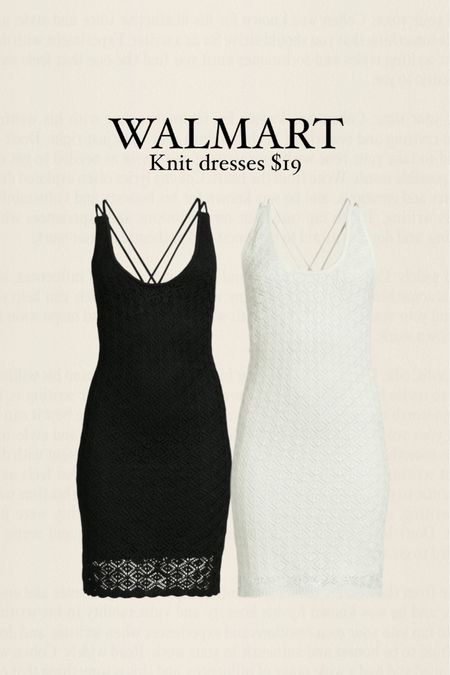 Walmart knit summer dresses can also be worn as a swimsuit cover up 

#LTKFindsUnder50 #LTKSwim #LTKStyleTip