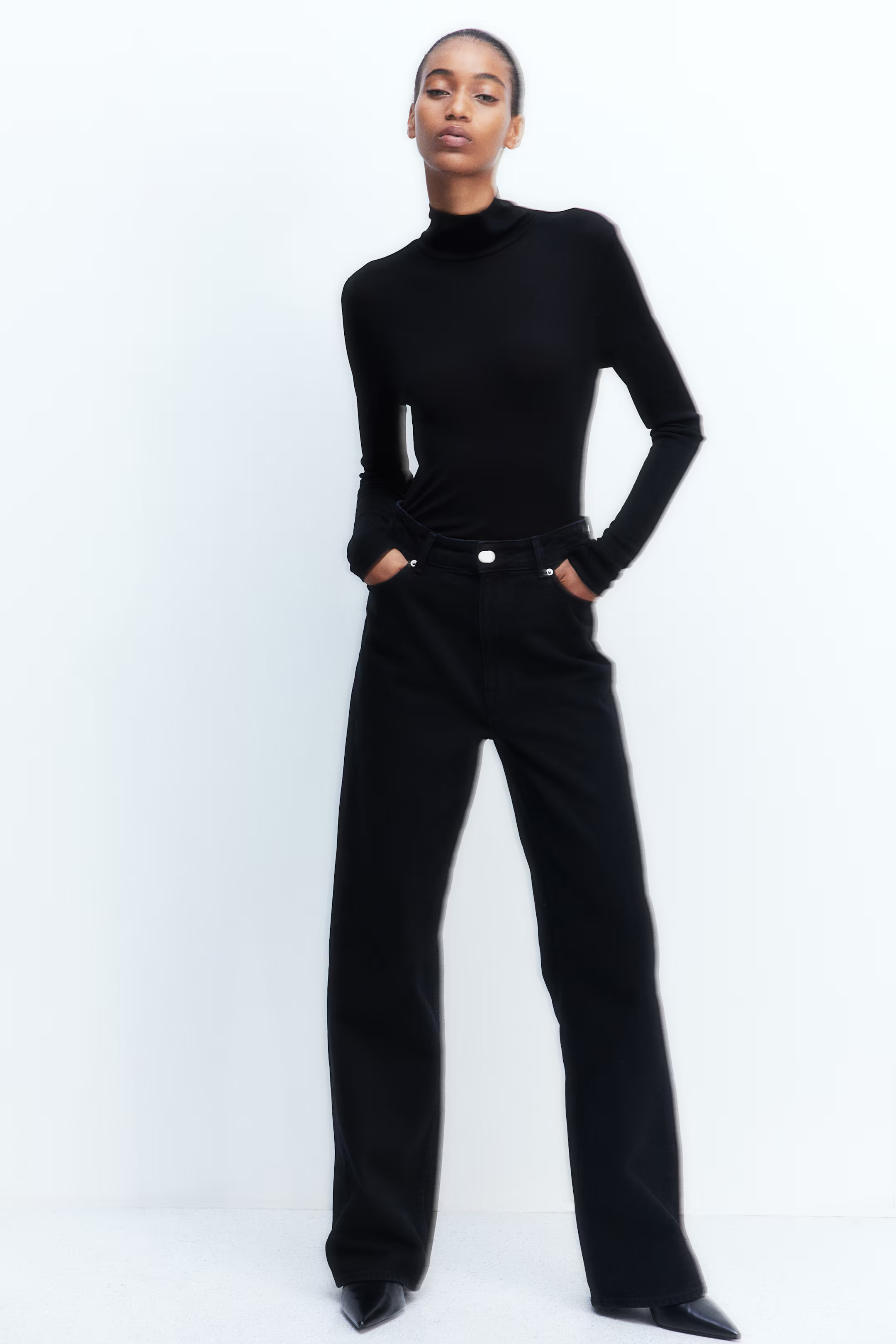 Ribbed Turtleneck Top | H&M (US + CA)