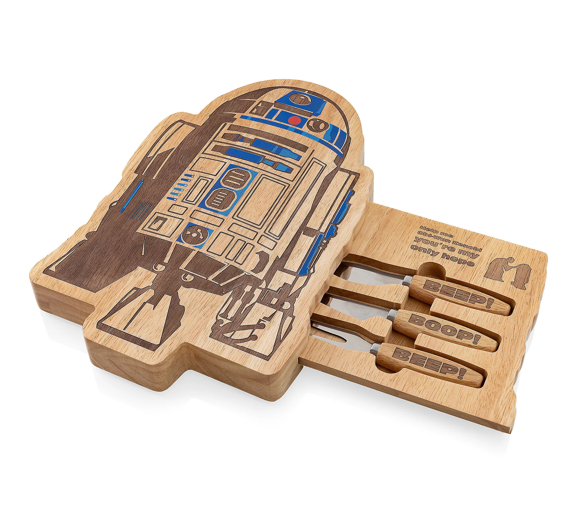 Toscana Star Wars R2-D2 Cheese Board with Tools | QVC