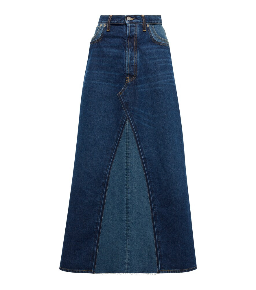 High-rise denim maxi skirt | Mytheresa (US/CA)