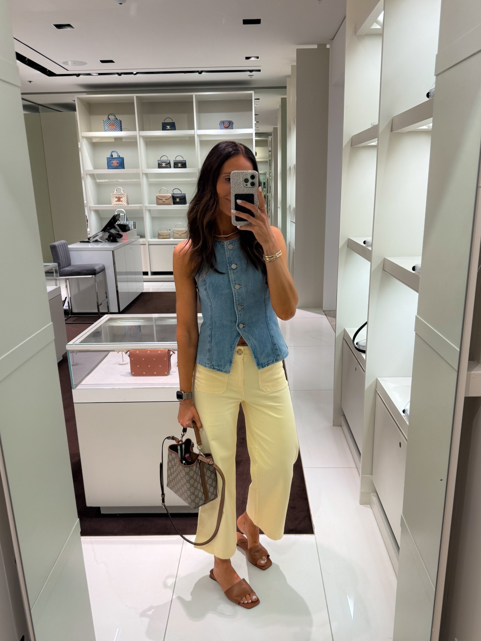 Today’s shopping outfit - size down in jeans , I sized up half size in sandals 

#LTKStyleTip #LTKShoeCrush #LTKSaleAlert