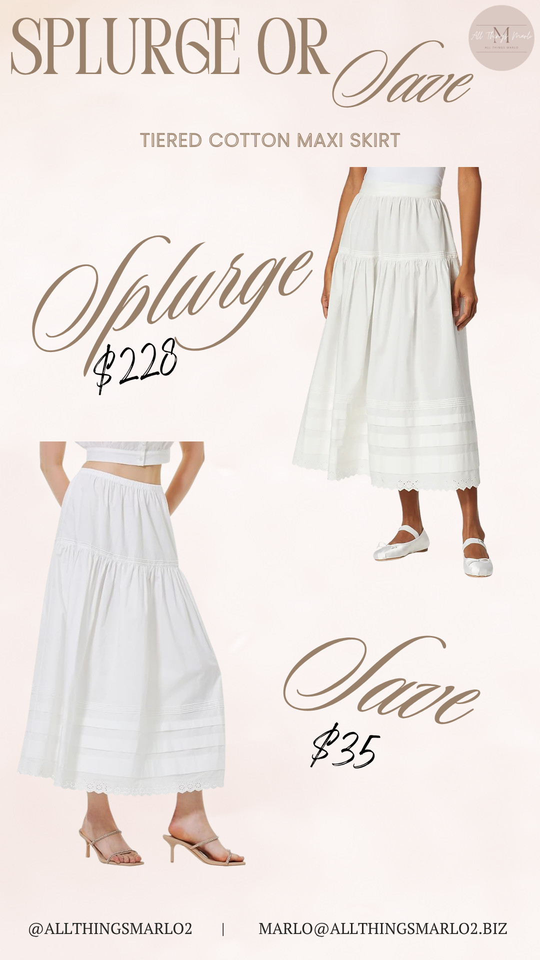 Tiered Cotton Maxi Skirt 

 #LTKSeasonal #LTKWorkwear #LTKTravel