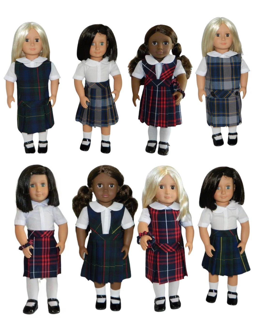 Dolly matching outfits for school uniforms. Fits American Girl dolls.

#LTKKids #LTKmomlife